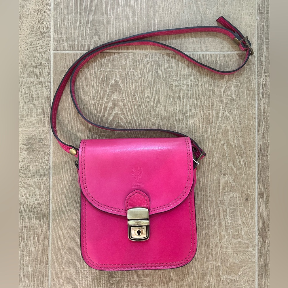 Pink Italian Leather Bag